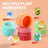Juego de 12 mascarillas nocturnas para labios, tratamiento labial d...