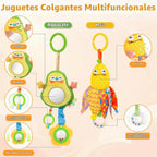 Juguetes de asiento de coche colgando para cochecito de bebé de 0 a 6 meses