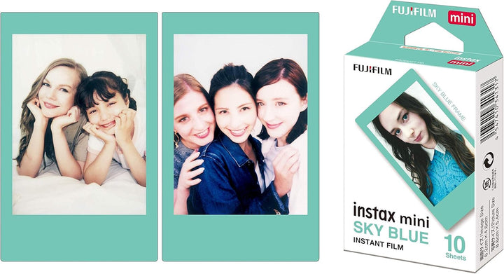Fujifilm Instax Mini Sky Blue película con 10 fotos