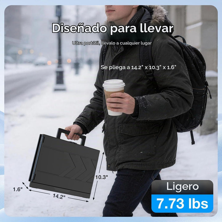 UK BONITOYS Extensor de pantalla para portátil cuádruple, monitor Q...