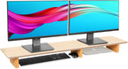 Almohadilla de escritorio de cuero y soporte para monitor