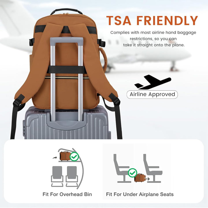 LOVEVOOK Mochila de equipaje de mano para viajes, Mochilas de viaje