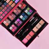 Wisnewth Kit de maquillaje todo en uno de 45 piezas con estuche de...