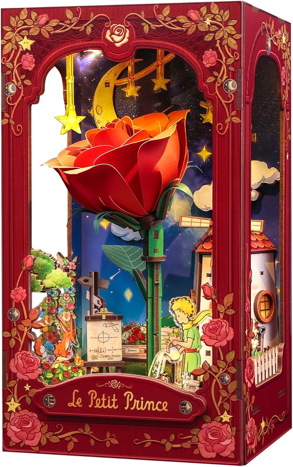 CUTEBEE The Little Prince - Kit de rincón de libro DIY en miniatura para