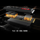 WD_Black SN8100 SSD NVMe de 8 TB con disipador de calor, PCIe 5.0x4...