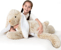 Peluche de conejo gigante de 31 pulgadas, juguete de peluche grande