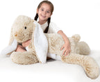 Peluche de conejo gigante de 31 pulgadas, juguete de peluche grande