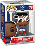 Kylian Mbappe #78 France - Figura de fútbol con funda protectora con diseño de facsímil firmado con láser, autografiado con láser