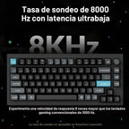Keychron Teclado mecánico personalizado inalámbrico Q1 Ultra 8K 75%