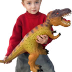 Gzsbaby Juguetes de dinosaurios grandes para niños pequeños, figuras de dinosaurio de tiranosaurio Rex de 28 pulgadas, juguetes de dinosaurio realistas jumbo para niños y niñas, regalo para niños de 1, 2, 3, 4, 5, 6, 7, 8 años (verde)