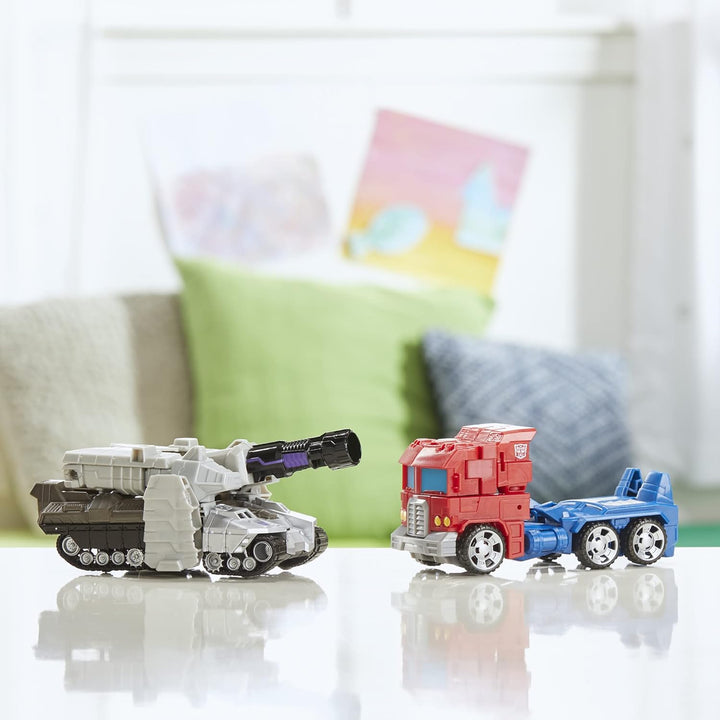 Transformers Toys Heroes and Villains Optimus Prime y Megatron, paq...