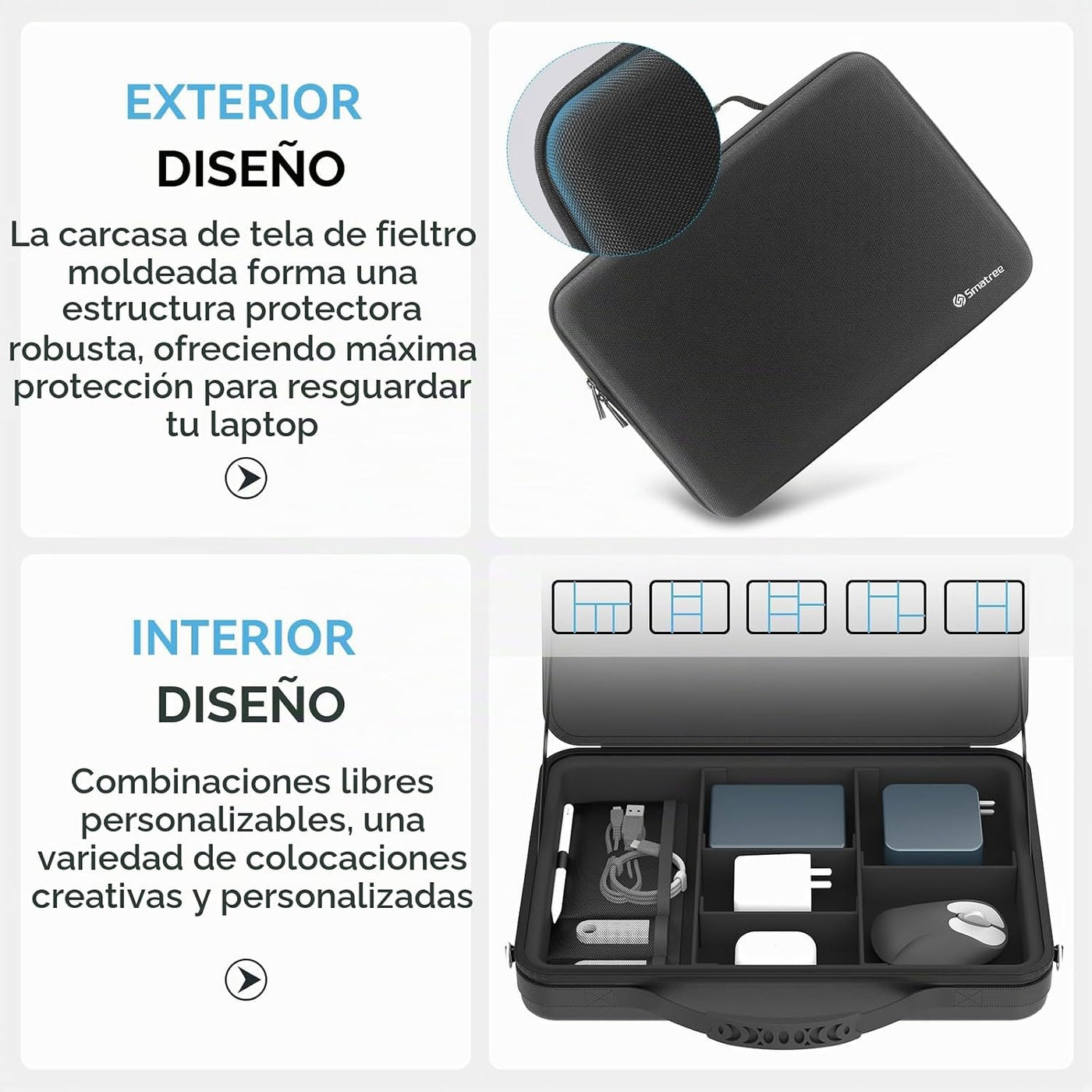 Smatree Funda rígida para portátil para ASUS ROGFlow X13 de 13-14 p...
