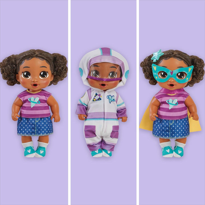 Baby Alive Super BFF Tilly Tinker Cabello Negro Muñeca Bebé para Ve...