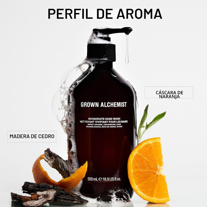 Grown Alchemist Invigorate Jabón de Manos \u2013 Jabón Líquido para...