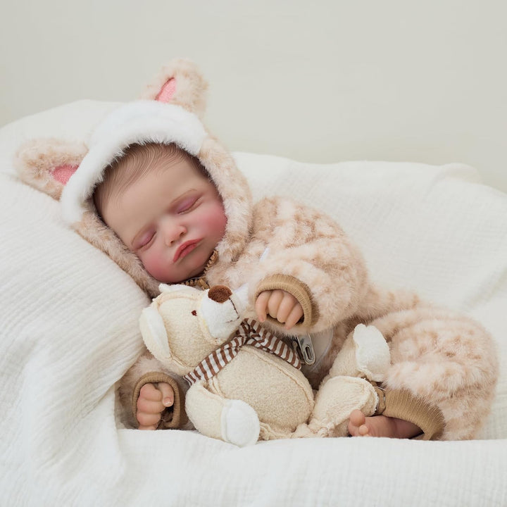FOCKOF Muñecas realistas de bebé Reborn de 18 pulgadas, muñeca de b...