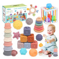 Juguetes Montessori 6 en 1 para bebés de 0-6-6-12 meses, regalos para bebés