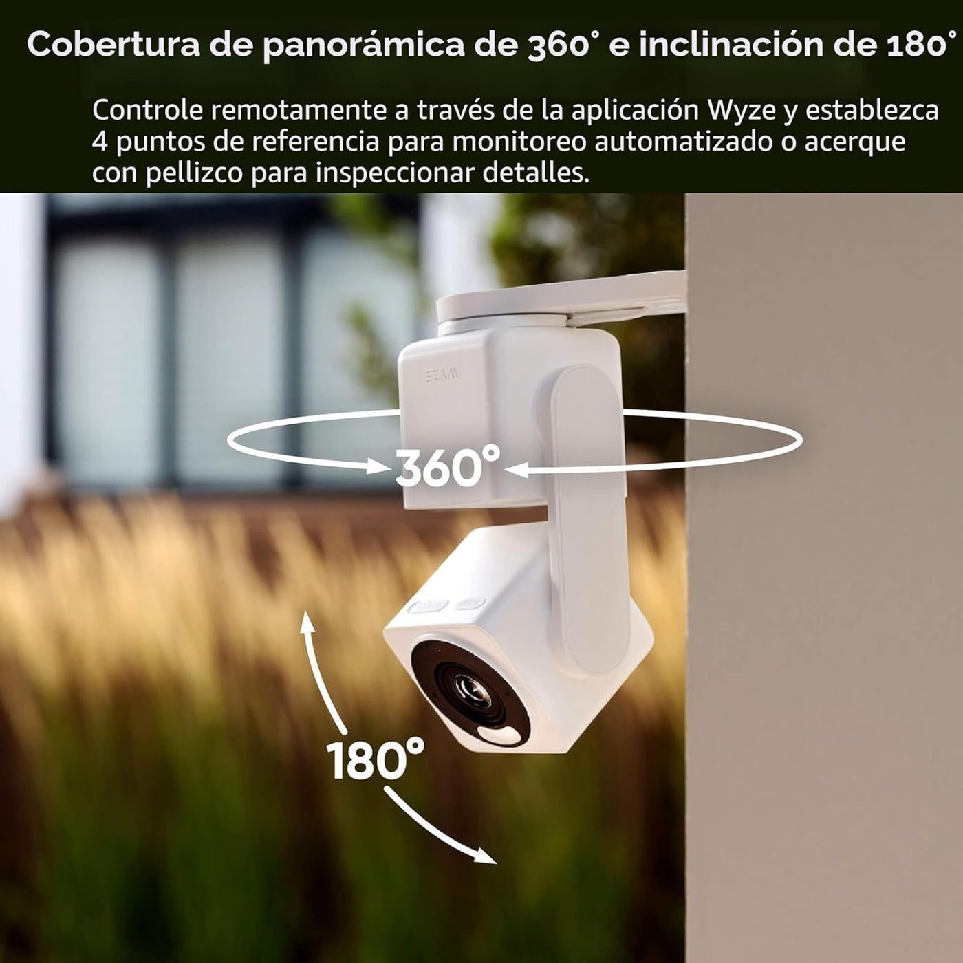 WYZE Cam Pan v4 (paquete de 2), sistema de cámara de seguridad inte...