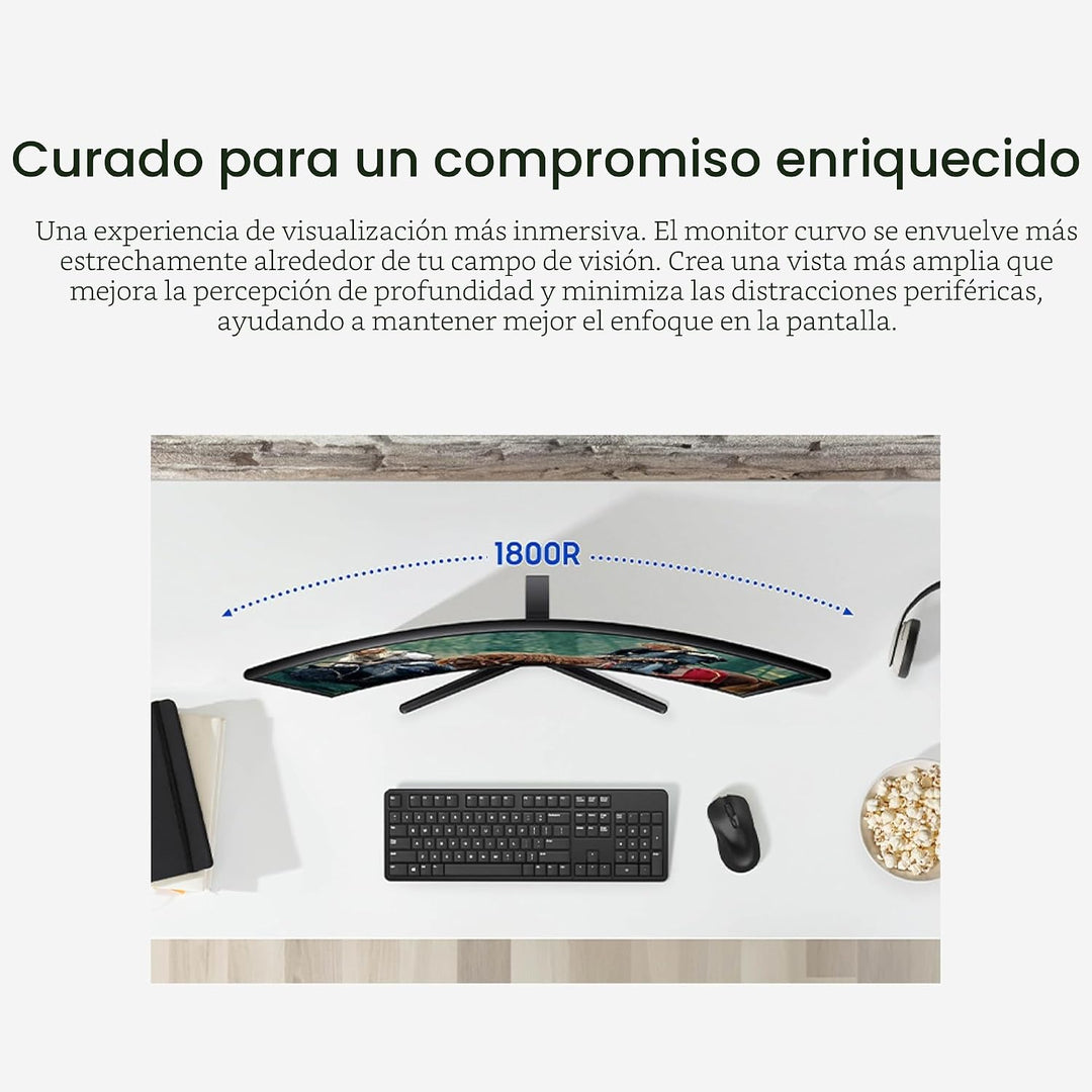 Samsung Essential S3 (S36GD) Series FHD 1800R - Monitor curvo para...