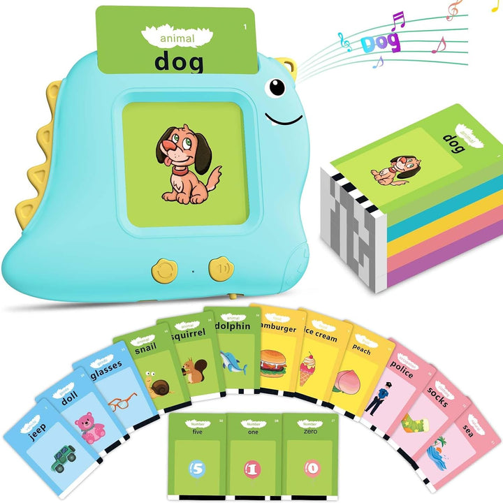 Alotwan Tarjetas flash parlantes, juguetes de aprendizaje de inglés...