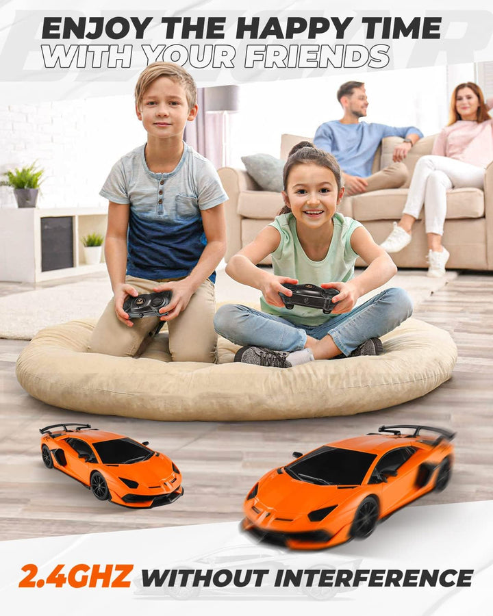 BEZGAR Auto a control remoto con licencia RC, auto de juguete Lambo...