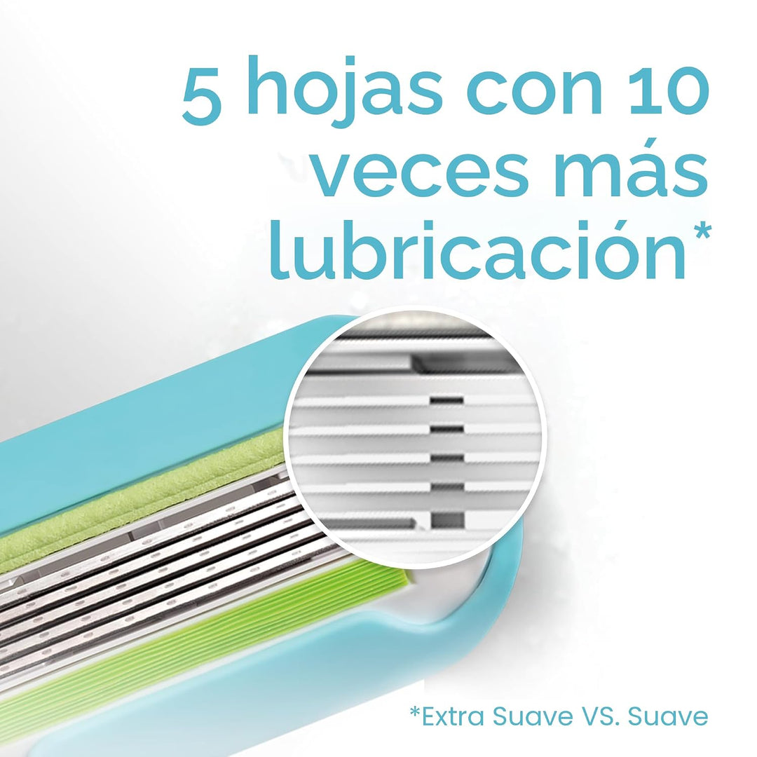 Gillette Venus - Maquinilla de afeitar para mujer, extra suave, inc...