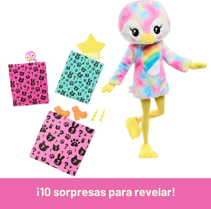 Muñeca y Accesorios Barbie Cutie Reveal, Serie Color Dream, Disfraz...