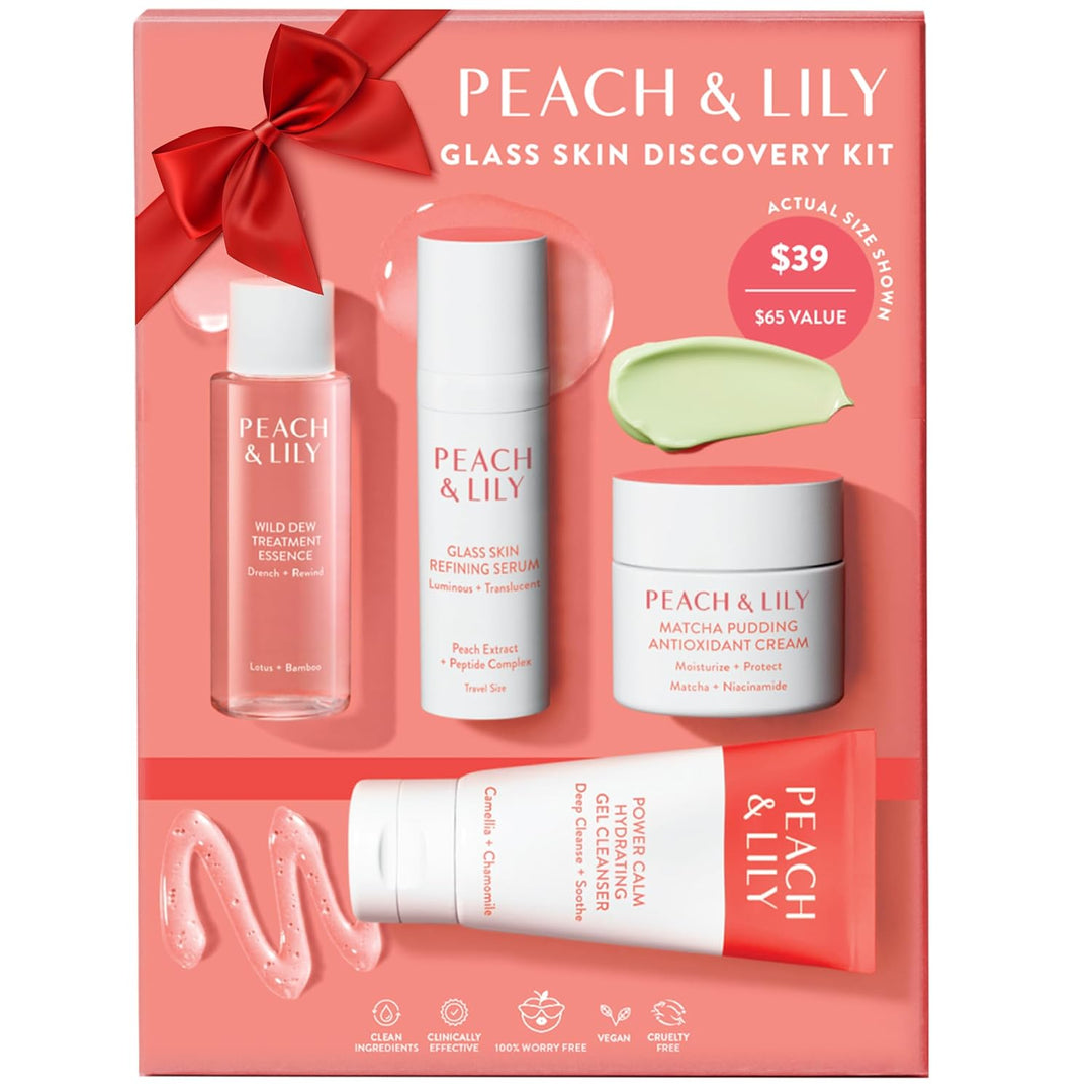 Peach &amp; Lily - Kit de Descubrimiento de Piel de Vidrio (4 Produ...