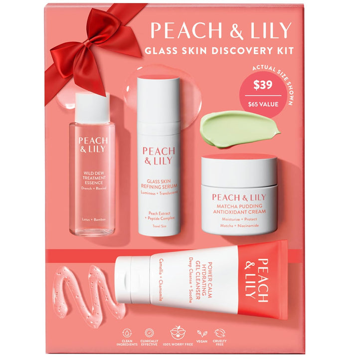 Peach &amp; Lily - Kit de Descubrimiento de Piel de Vidrio (4 Produ...