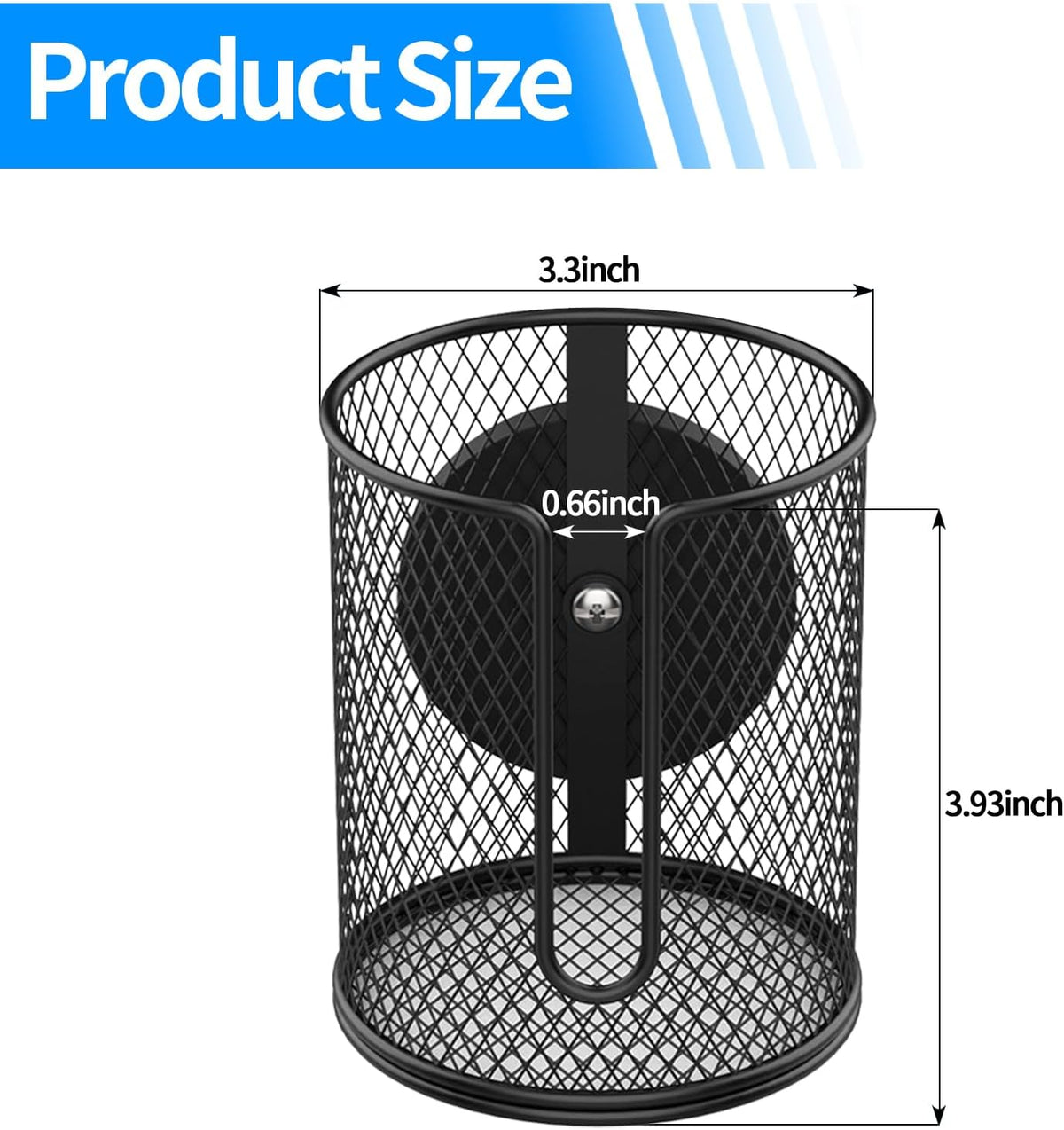 Paquete de 6 portavasos magnéticos, súper fuerte, anticaídas, soporte magnético para bebidas para tractores, cortacéspedes, autobús escolar y superficies de metal ferroso, organizador