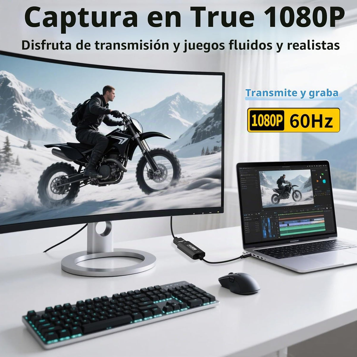 Tarjeta de captura de video, USB3.0 HDMI a dispositivo de captura