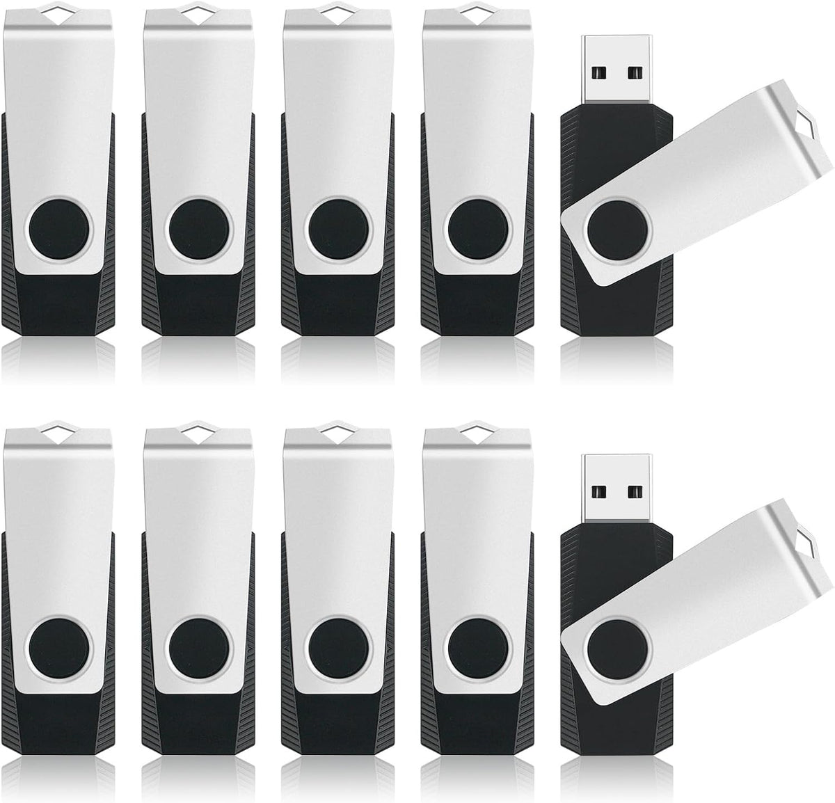 Memoria USB de 8 GB, paquete de 10 unidades de memoria USB a granel...