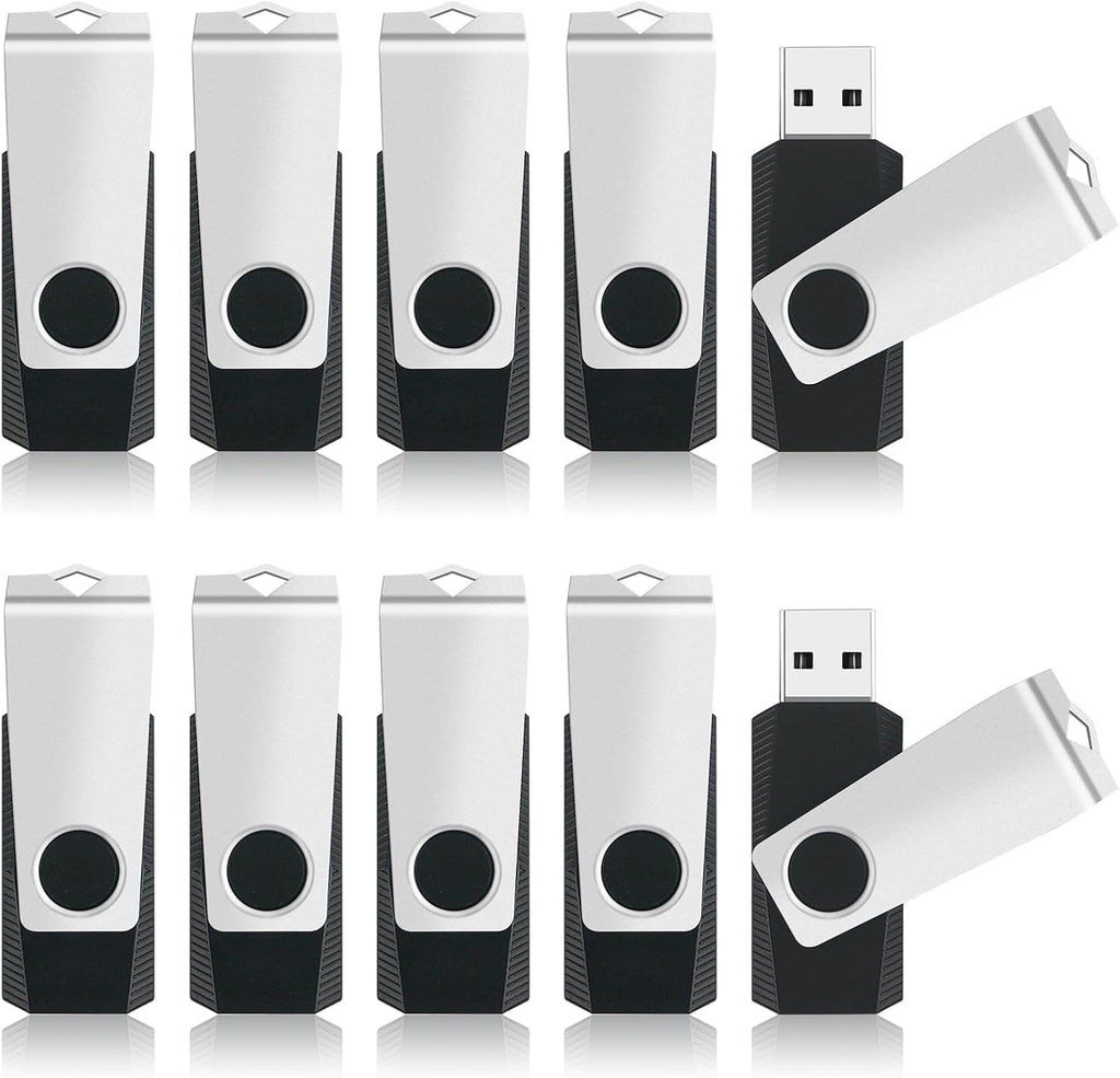 Unidad flash USB de 4 GB, paquete de 10 unidades de memoria