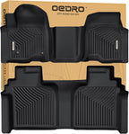 OEDRO Alfombrillas para Chevrolet Silverado GMC Sierra 1500 2019-2026 y 2500HD 3500HD 2019-2026 2500HD 3500HD 2019-2026, forro de piso de protección para todo tipo de clima