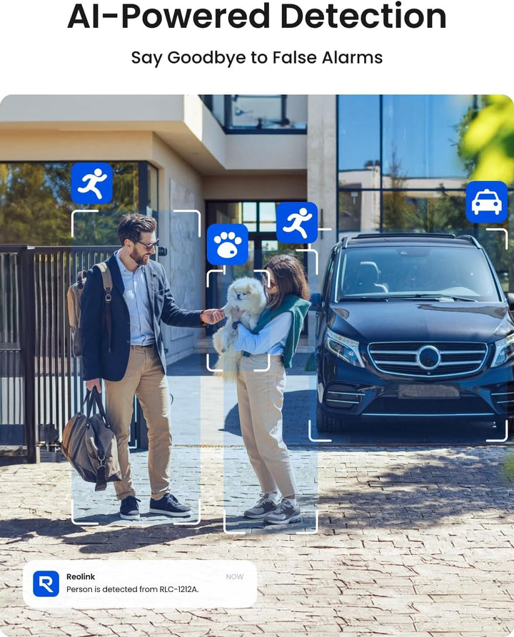 REOLINK - Cámara IP PoE de 12MP para exteriores, cámaras de vigilan...