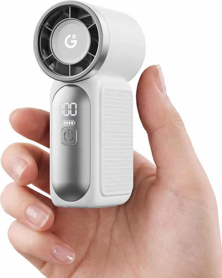 Gaiatop Mini ventilador portátil de mano, 6 velocidades 16900 RPM v...