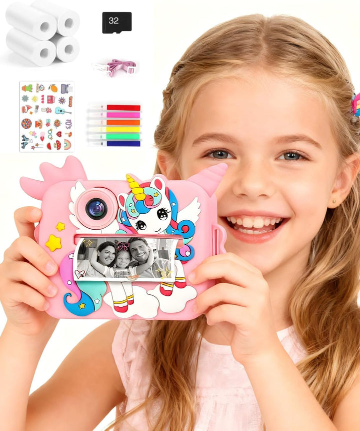 OTJ Cámara para Niños con Impresión Instantánea para Niñas y Niños...