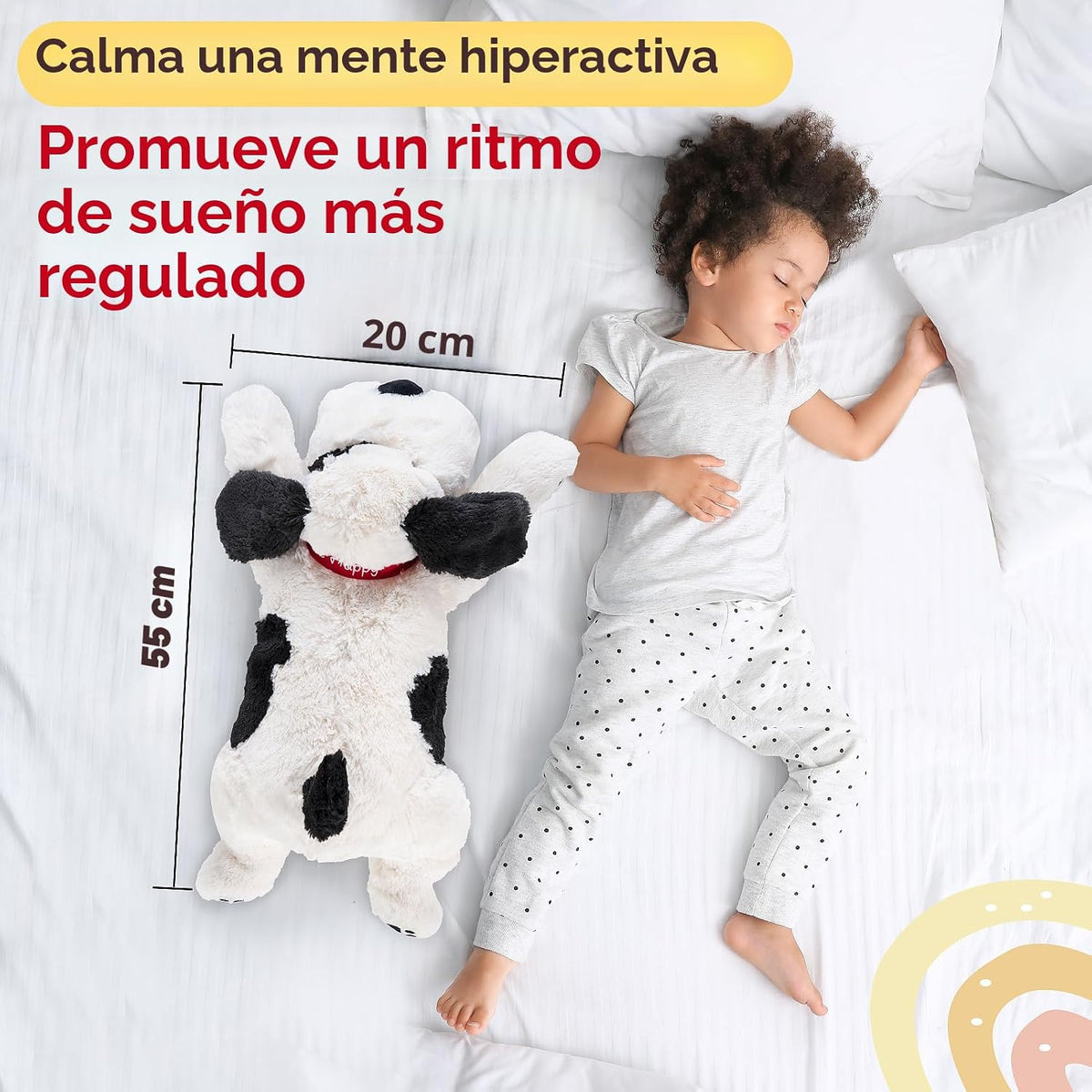 meowtastic Animales de Peluche Ponderados para Perro, Almohada de Peluche para Niños