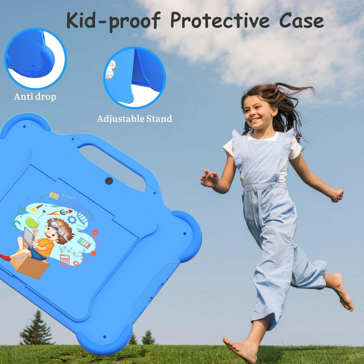 PEICHENG Tableta para niños, Android 14.0, tablets de 10" para...