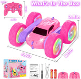 FDCTR Auto a control remoto, autos RC para niñas, rastreador RC de...