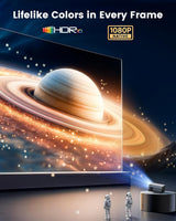[Google TV oficial] Proyector inteligente 4K compatible con WiFi y...