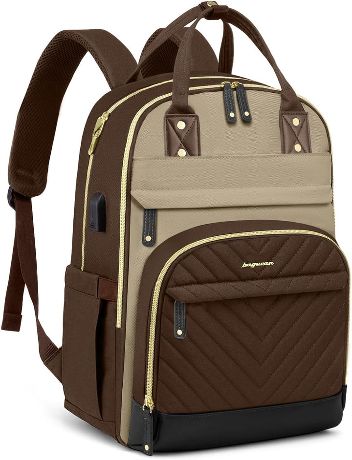 Mochila para laptop para mujer, bolsa de trabajo, mochila de viaje...