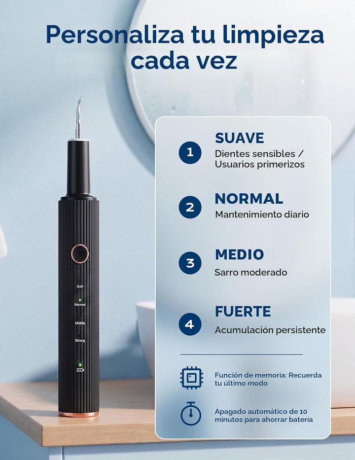Removedor de placa ultrasónico para dientes, removedor de sarro den...