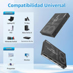 Interruptor HDMI 8K 3 en 1 salida 4K@120Hz HDMI Switcher con