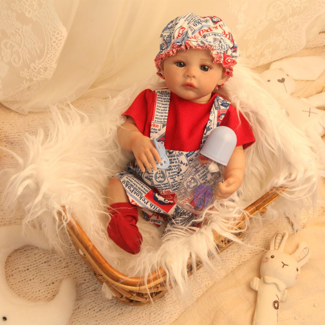 PUAMUBUA Muñecas Reborn de 18 pulgadas, muñeca realista de silicona...