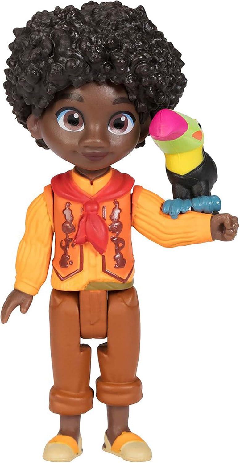 Disney Encanto Figuras de muñeca, juego de 6 unidades de la familia Madrigal, cada uno con un accesorio, ideal para jugar con la Casa Madrigal