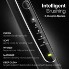 Aquasonic Black Series PRO – Cepillo de dientes eléctrico ultrablanqueador