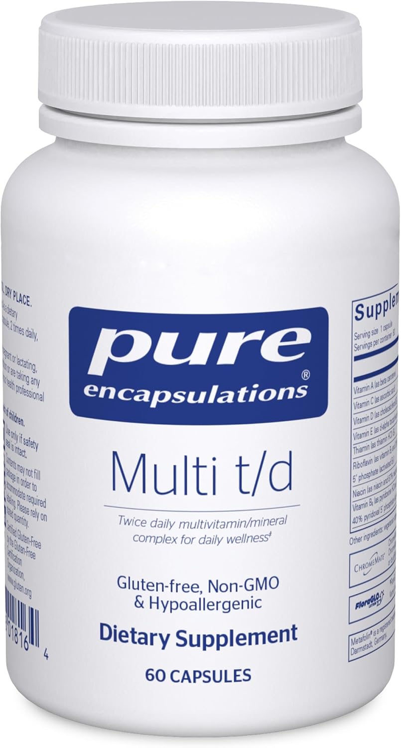 Pure Encapsulations Multi T\/D - Suplemento multivitamínico y miner...