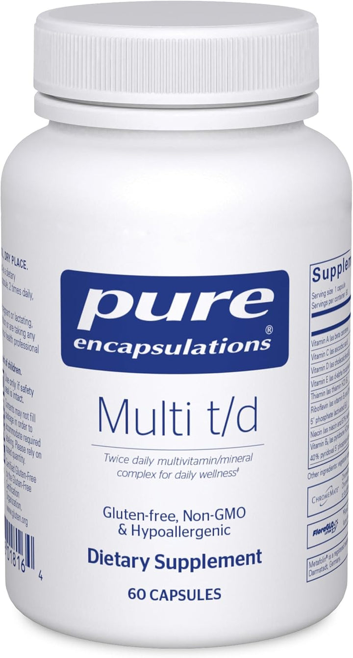 Pure Encapsulations Multi T\/D - Suplemento multivitamínico y miner...