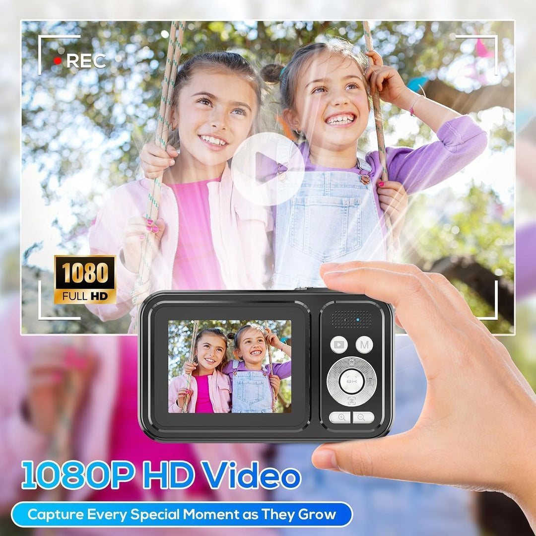 Cámara digital para niños, cámaras digitales de 48 MP FHD 1080P par...