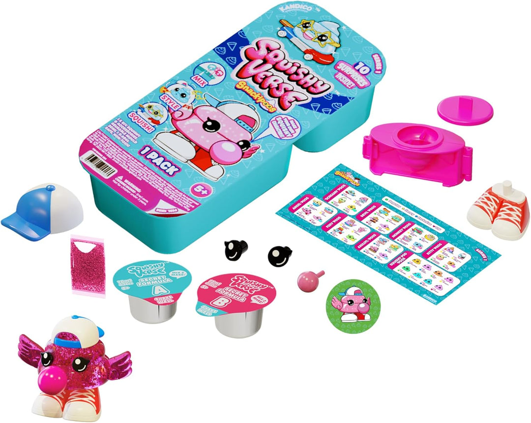 Squishyverse Snackipoos 1 paquete Kit de fabricación